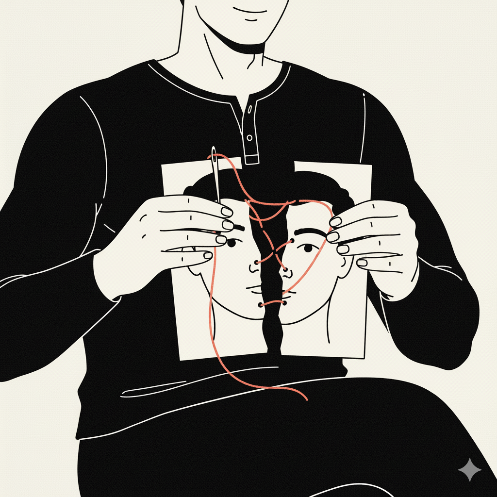 A tidy recycling bin labeled Over-Explanation, Trying Too Hard, and Design for Impressing.